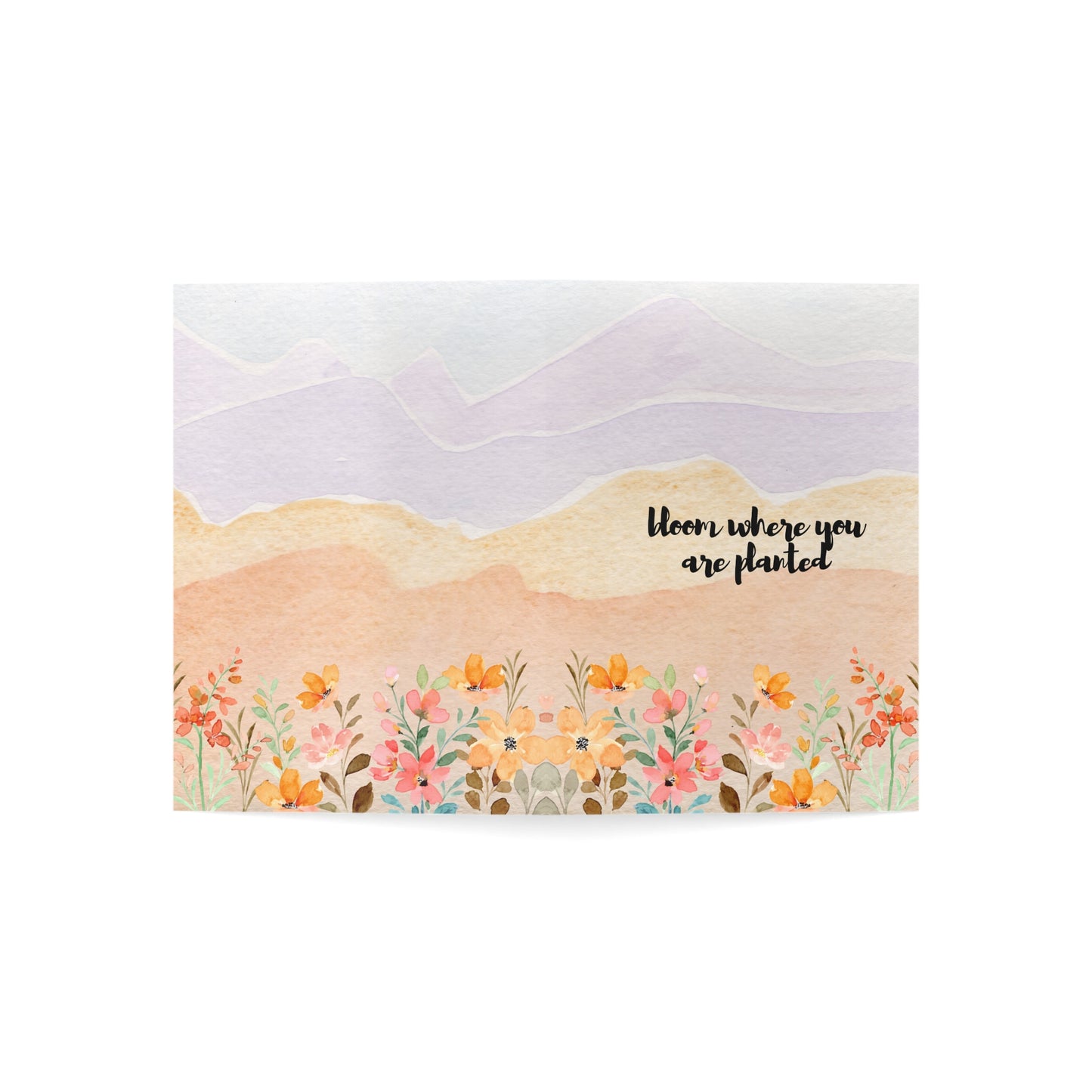 Bloom Where You Are Planted Greeting Cards