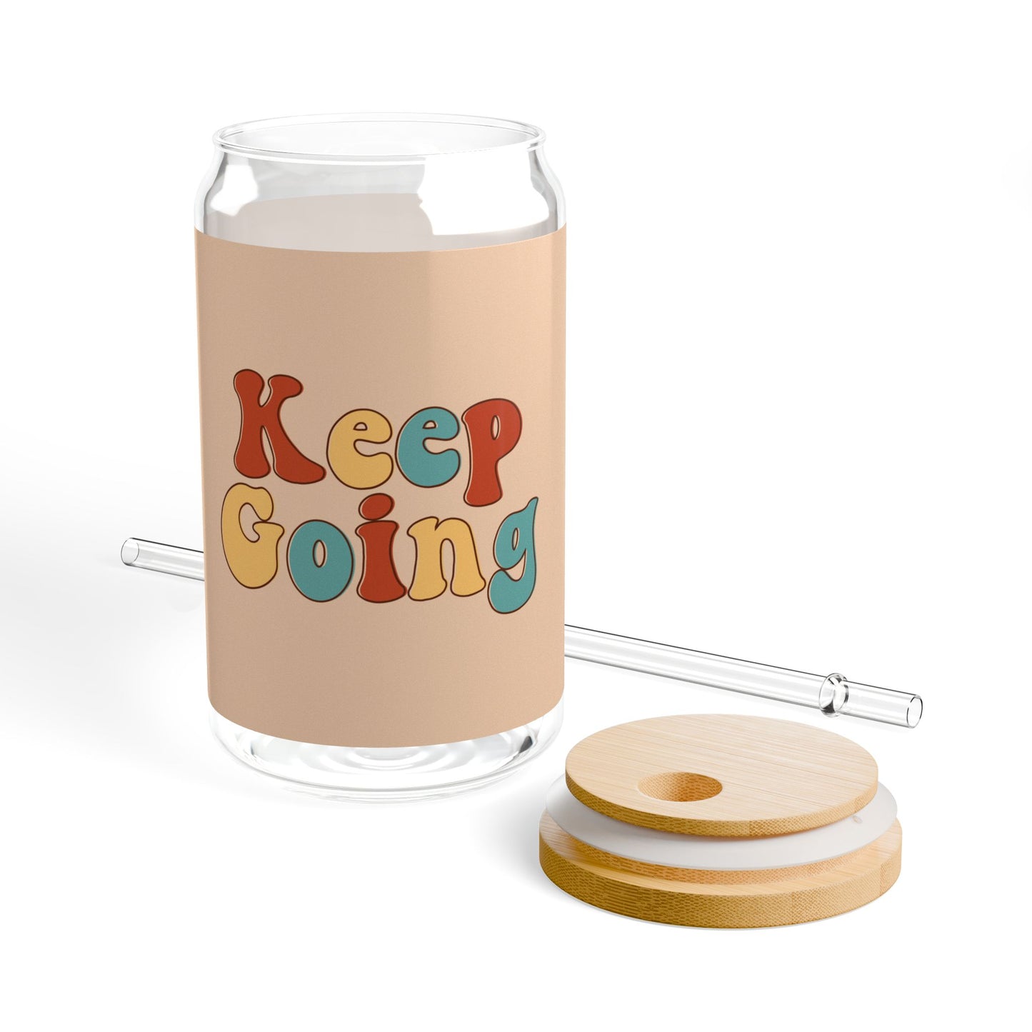 Keep Going Sipper Glass