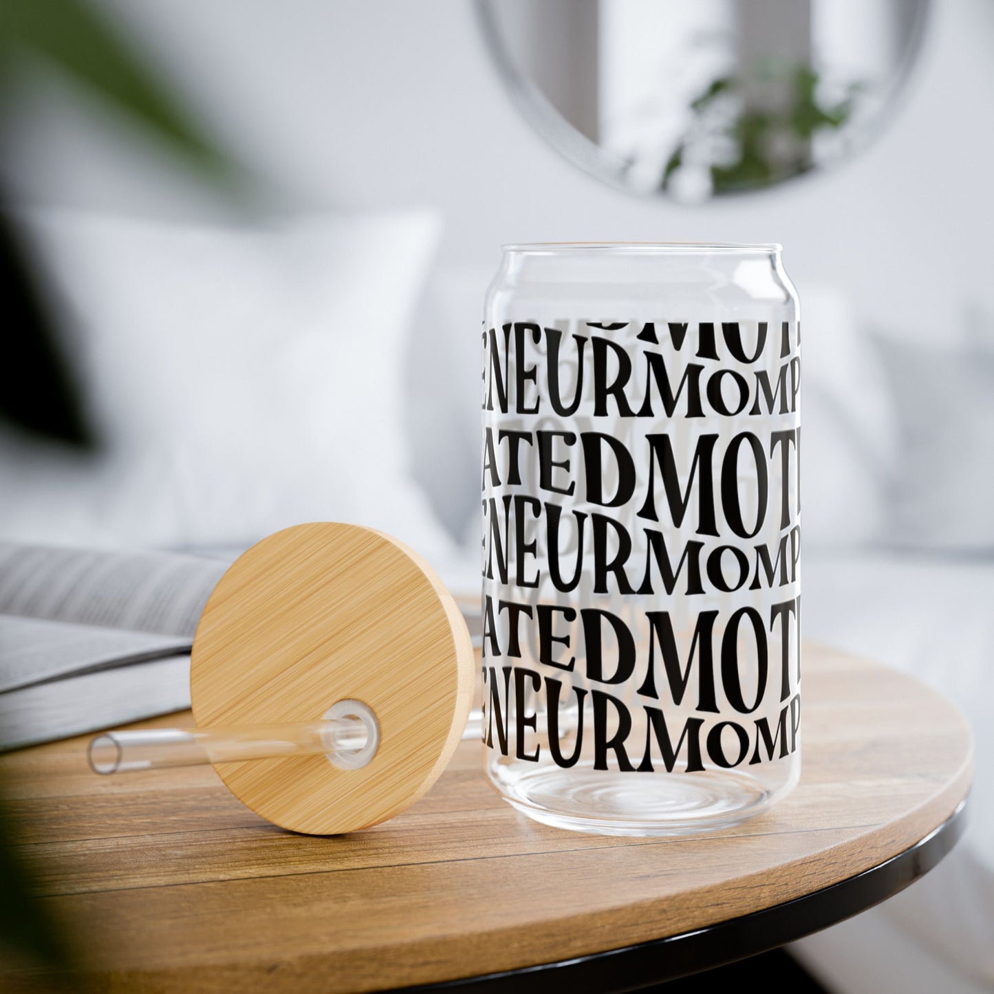 Motivated Mom Sipper Glass