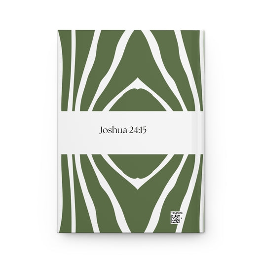 Joshua 24:15 Hardcover Notebook