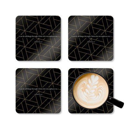 Philippians 4:13 Coaster Set