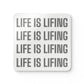 Life is Lifing Corkwood Coaster Set